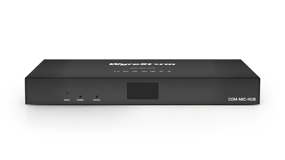 WyreStorm COM-MIC-HUB Предусилитель микрофонный, микшер, DSP, USB-интерфейс с эхо- и шумо-подавлением thumbnail 2