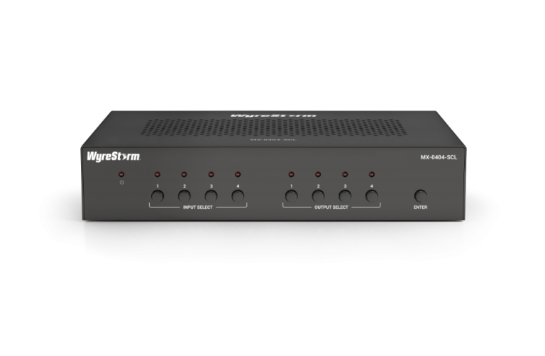 WyreStorm MX-0404-SCL Матричный коммутатор 4x4 4K60 c бесподрывным переключением и функцией мультивью thumbnail 3