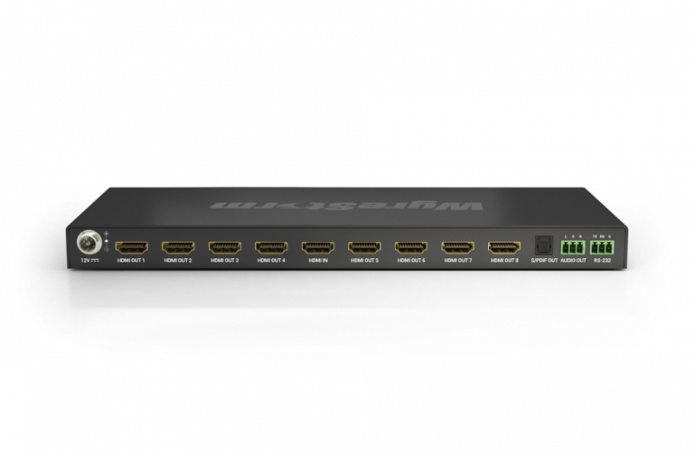 WyreStorm SP-0108-SCL Разветвитель 1:8, 4K60, Dolby Vision, HDR, управление EDID, преобразование 4К/1080p, деэмбеддирование thumbnail 2