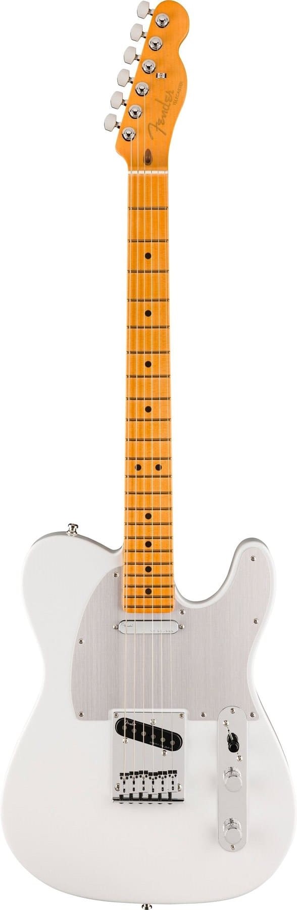 FENDER American Ultra II Telecaster, Maple Fingerboard, Avalanche электрогитара, накладка клен, цвет белый